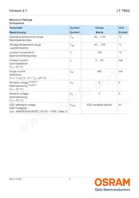 LT T66G-BBDA-29-0-20-R33-Z Datasheet Page 3