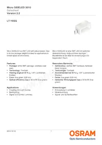 LT Y8SG-V2AB-36-1-20-R18-Z Datasheet Cover