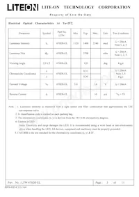 LTW-670DS-EL Datasheet Pagina 3
