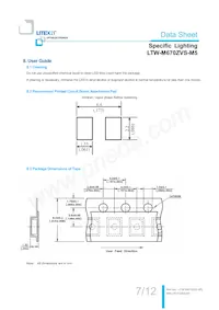 LTW-M670ZVS-M5 Datasheet Pagina 8