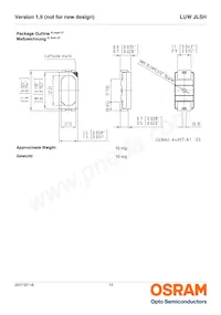 LUW JLSH-5B8B-I4Q7-EG-LP-20-R18-Z Datasheet Page 13