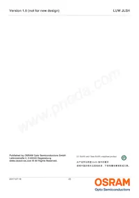 LUW JLSH-5B8B-I4Q7-EG-LP-20-R18-Z Datasheet Page 23