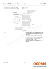 LW E67C-T2V1-5K8L-1-30-R18-Z Datasheet Page 13