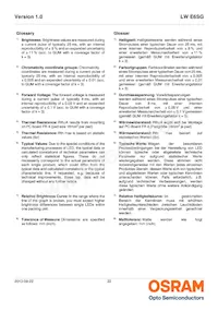 LW E6SG-AABA-JKPL-1-30-R18-Z Datasheet Pagina 22