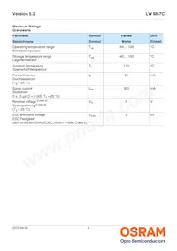 LW M67C-T2U2-JKPL Datasheet Page 3