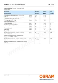 LW T6SC-T2V1-5K8L-Z Datasheet Pagina 4