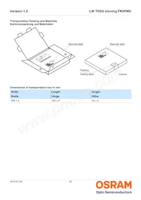 LW T6SG-V1AA-FK0KM0 데이터 시트 페이지 20