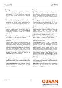 LW T6SG-V1AA-JKPL Datasheet Pagina 23