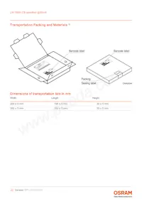 LW T6SH.CB-CZEY-FK0PM0-Z664-50-R18-Z Datasheet Page 20