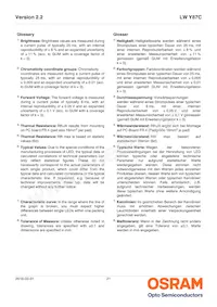 LW Y87C-T1U1-3K8L-Z Datasheet Pagina 21