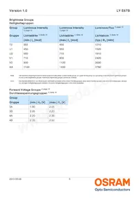 LY E67B-T2V1-26-1-Z Datasheet Pagina 5