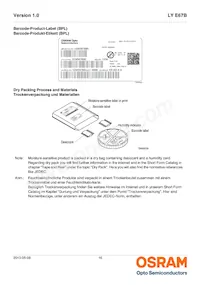 LY E67B-T2V1-26-1-Z Datasheet Pagina 16