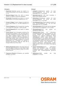 LY L296-P2R1-26-Z Datasheet Pagina 19