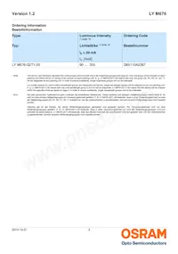 LY M676-Q2T1-26-Z Datasheet Page 2