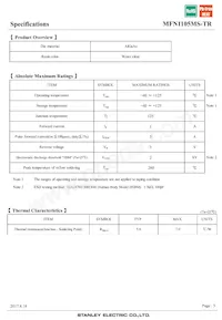 MFN1105MS-TR Datasheet Page 3