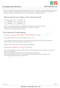 MFN1105MS-TR Datasheet Page 14