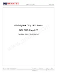 QBLP595-IW-2897 Datasheet Cover