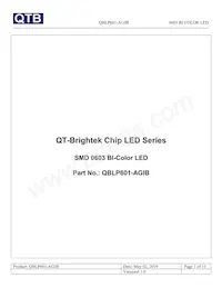 QBLP601-AGIB Datasheet Cover
