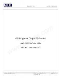 QBLP601-YIG Datasheet Cover