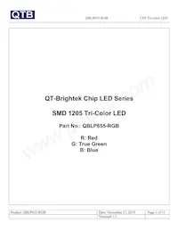 QBLP655-RGB Datasheet Cover