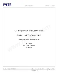 QBLP655R-RGB Datasheet Cover