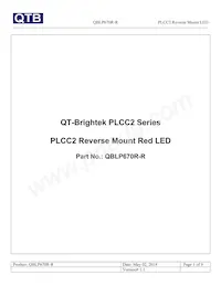 QBLP670R-R Datasheet Cover