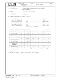 SML-J14DTT96 Datasheet Cover