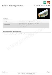 VCDG1113F-4BY3C-TR Datasheet Copertura