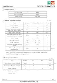 VCDG1113F-4BY3C-TR Datasheet Page 3