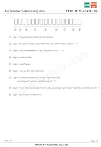 VCDG1113F-4BY3C-TR Datasheet Pagina 16