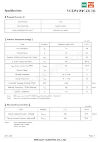 VCEW1151CCS-TR Datasheet Page 3