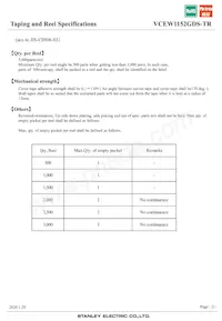 VCEW1152GDS-TR Datasheet Page 21