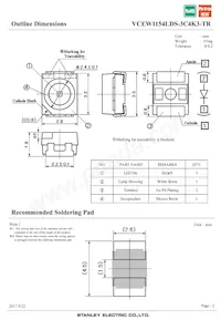 VCEW1154LDS-3C4K3-TR Datasheet Page 2