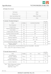 VCEW1154LDS-3C4K3-TR數據表 頁面 3