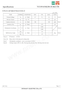 VCEW1154LDS-3C4K3-TR Datasheet Page 4