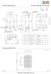 VCEW1158LDS-3C3K3-TR Datasheet Page 2