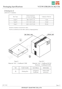 VCEW1158LDS-3C3K3-TR Datasheet Page 17