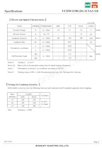 VCHW1158LDS-3C5A3-TR Datasheet Page 4