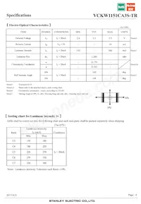 VCKW1151CA3S-TR Datasheet Page 4