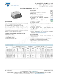 VLMKE3401-GS18 Datasheet Cover