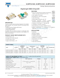 VLMTG1400-GS08 Datasheet Cover