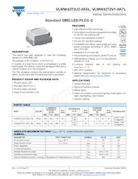 VLMW42T2U2-6K6L-08 데이터 시트 표지