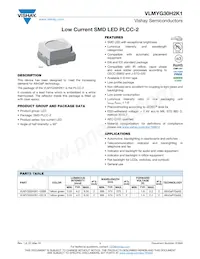 VLMYG30H2K1-GS18 Datasheet Copertura