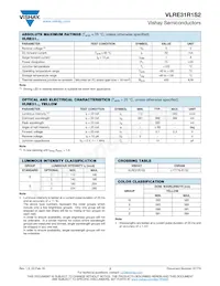 VLRE31R1S1-GS18 Datasheet Page 2