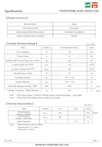 VSTW1154LA3SE-3D1E3-TR Datenblatt Seite 3