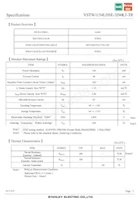 VSTW1154LDSE-3D4K3-TR Datasheet Page 3