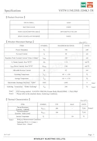 VSTW1154LDSE-3D4K3-TR Datasheet Pagina 3