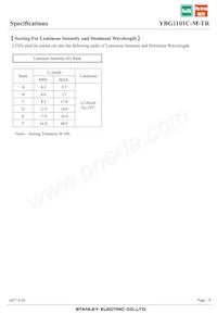 YBG1101C-M-TR Datasheet Page 4