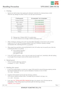 YPY1101C-2005-M-TR Datasheet Page 7