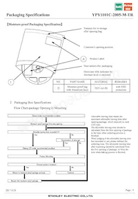 YPY1101C-2005-M-TR 데이터 시트 페이지 9